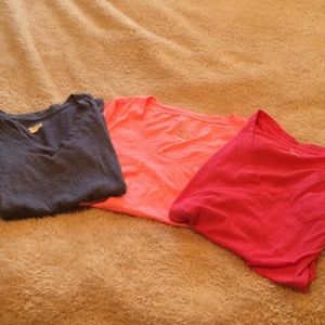 Bundle of Three V-Neck Tees